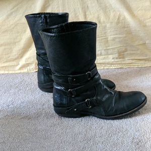 Vera Wang Lavender Collection motorcycle boots